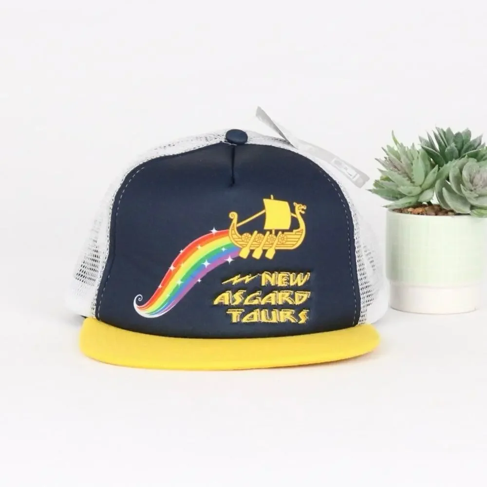 Marvel New Asgard Tours Trucker Hat – Kids/One Size – Disney Official Mesh Cap